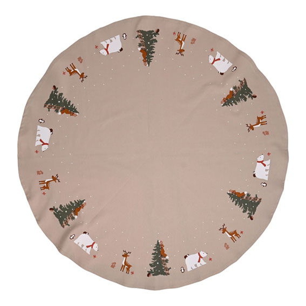 Juletræstæppe Beige
