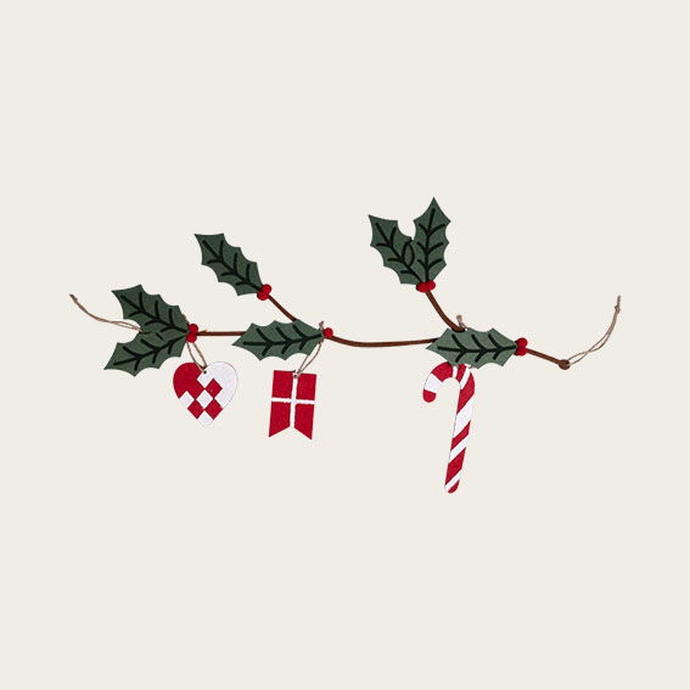 Juleguirlande Flerfarvet