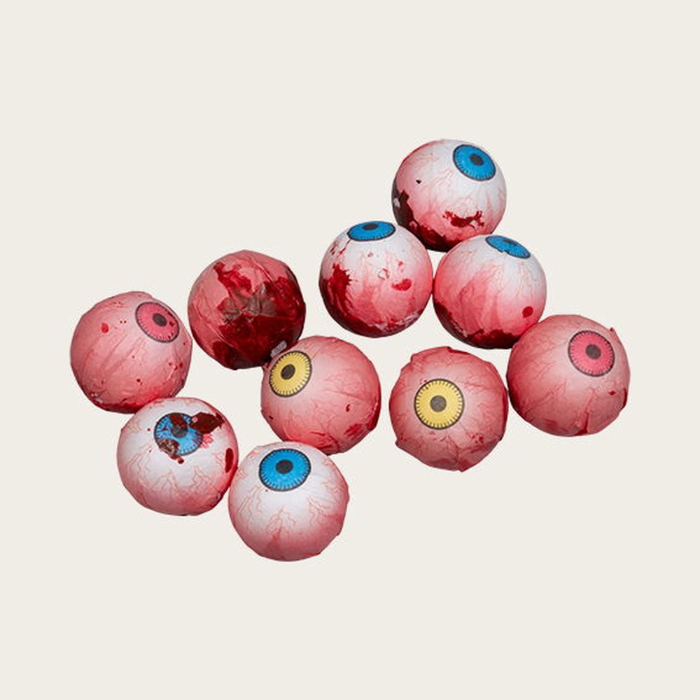 Blodsprøjt Øje Dekorationsfigurer Rød