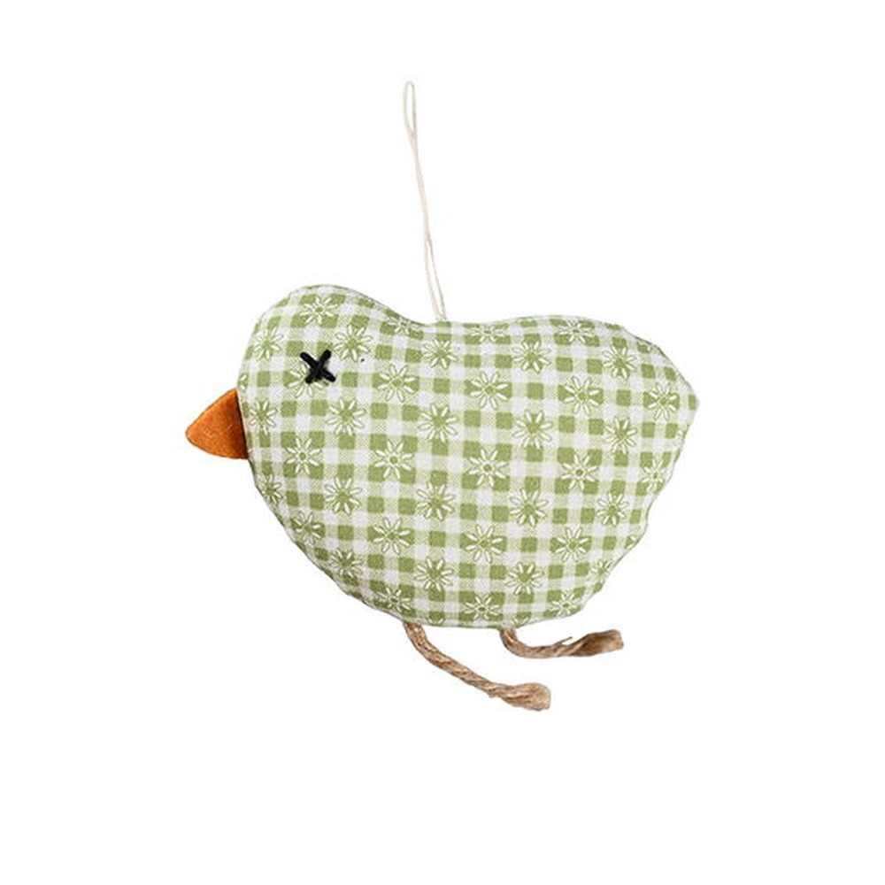 Kylling Ophæng Grøn - 1 stk (20 x 18 x 25 cm) | Kylling Dekorationsfigurer - Temashop