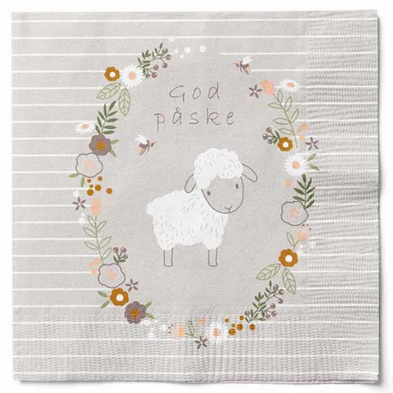 God Påske Får Servietter