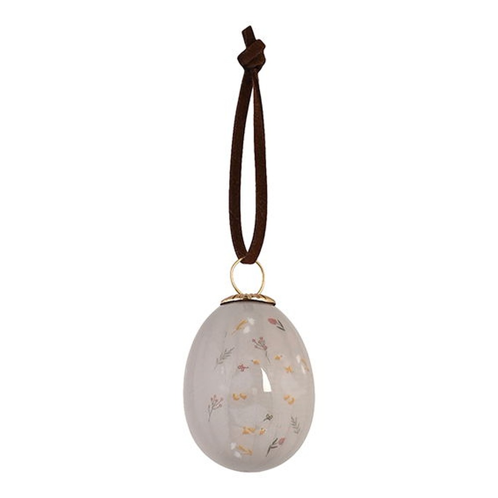 Påskeæg Grå - 1 stk (4 x Ø 2,5 cm) | Påske Påskepynt - Temashop