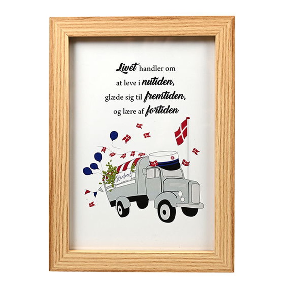 Student Plakat I Ramme - 1 stk (21 x 14,8 x 1,5 cm) | Studerende Ramme - Temashop