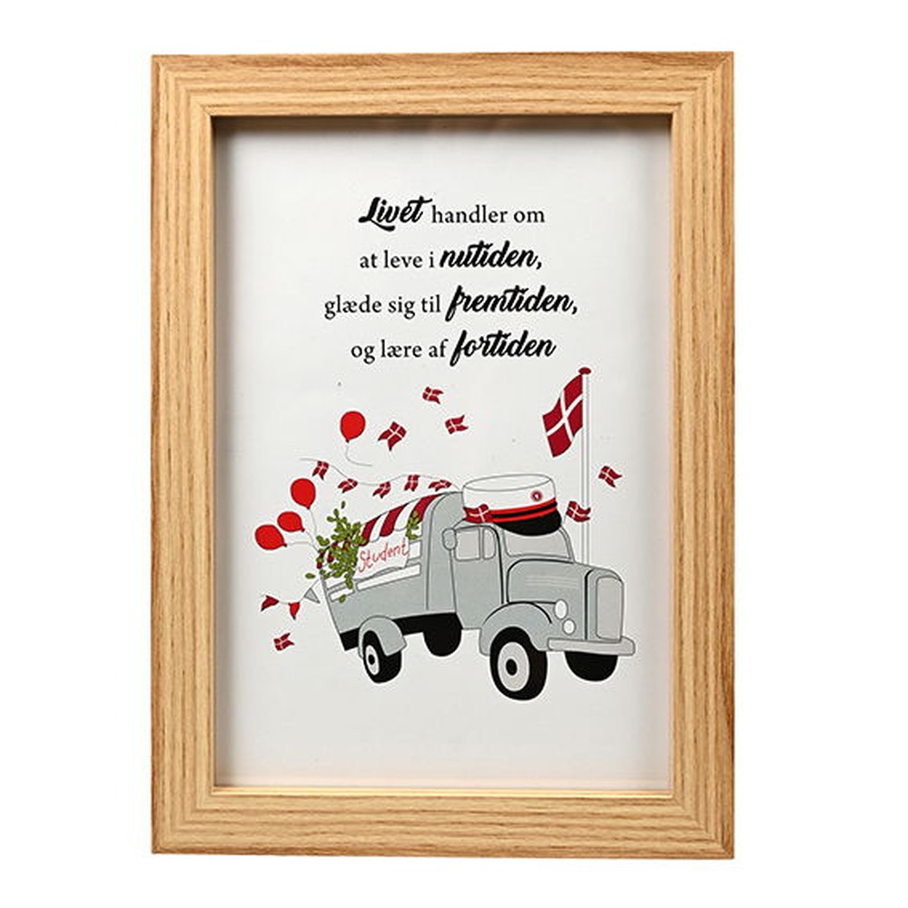 Student Plakat I Ramme - 1 stk (21 x 14,8 x 1,5 cm) | Studerende Ramme - Temashop