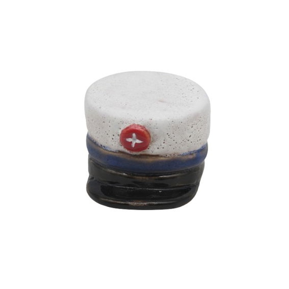 Studenterhue Dekoration Blå - 1 stk (3,8 x 6,1 x 5 cm) | Studerende Dekorationsfigurer - Temashop