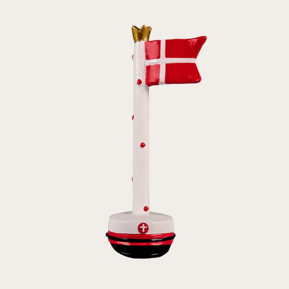 Studenterflag Rød - 1 stk (8 cm) | Studerende Flag - Temashop