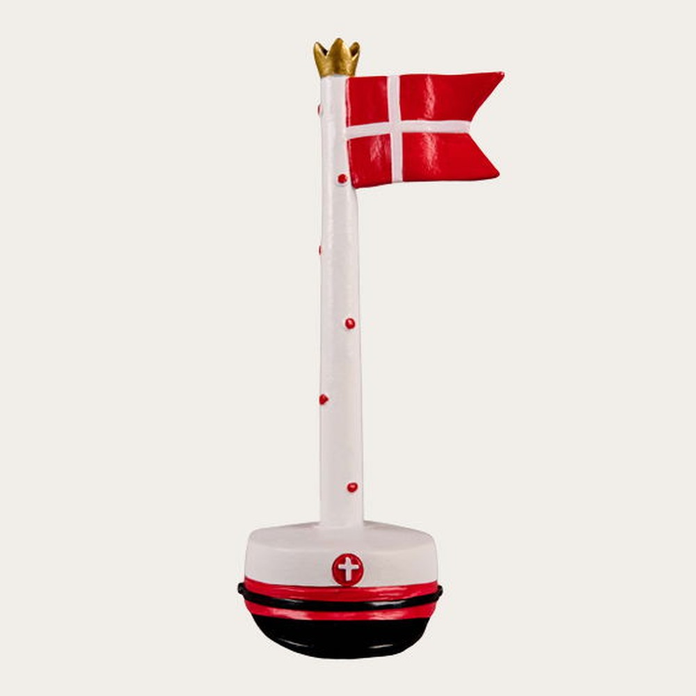 Studenterflag Rød - 1 stk (12 cm) | Studerende Flag - Temashop
