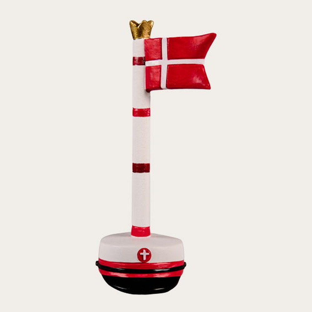 Studenterflag Rød - 1 stk (12 cm) | Studerende Flag - Temashop