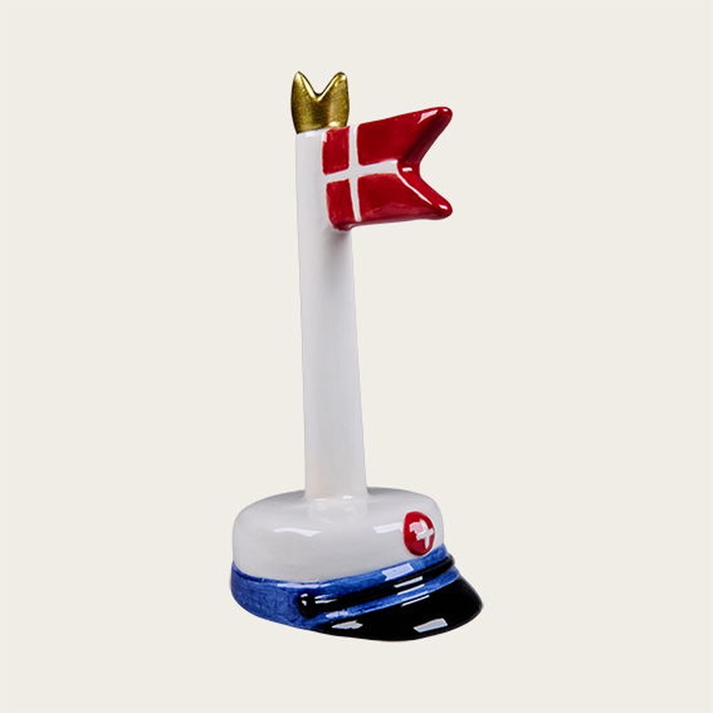 Studenterhue Med Dannebrog Flag Blå