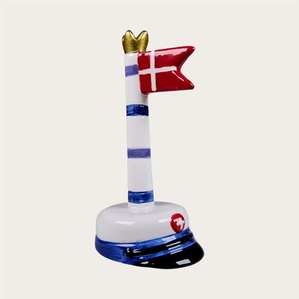 Student Flag Blå - 1 stk (12 x 6,2 x 5,3 cm) | Studerende Flag - Temashop