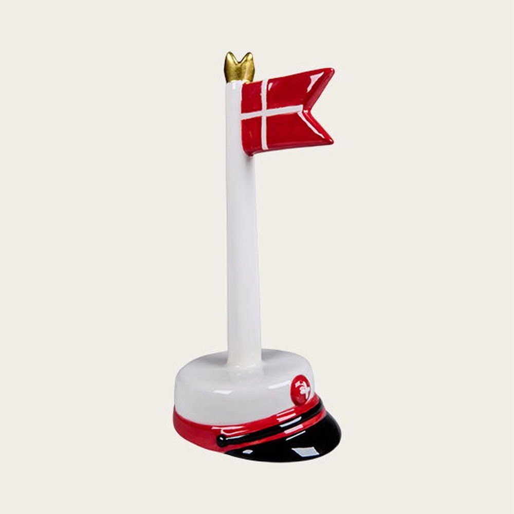 Studenterhue Flag Rød - 1 stk (18,3 x 8,5 x 7 cm) | Studerende Flag - Temashop
