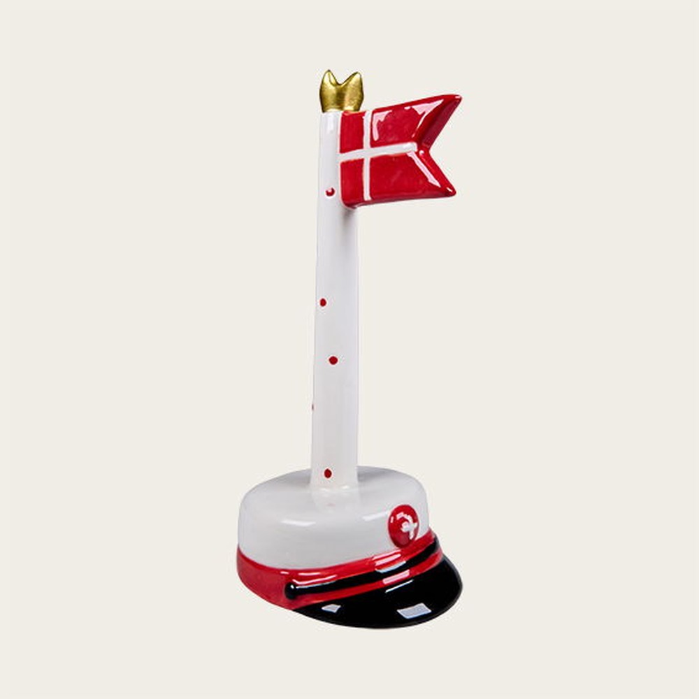 Studenterhue Flag Rød - 1 stk (18 x 8,5 x 7 cm) | Studerende Flag - Temashop