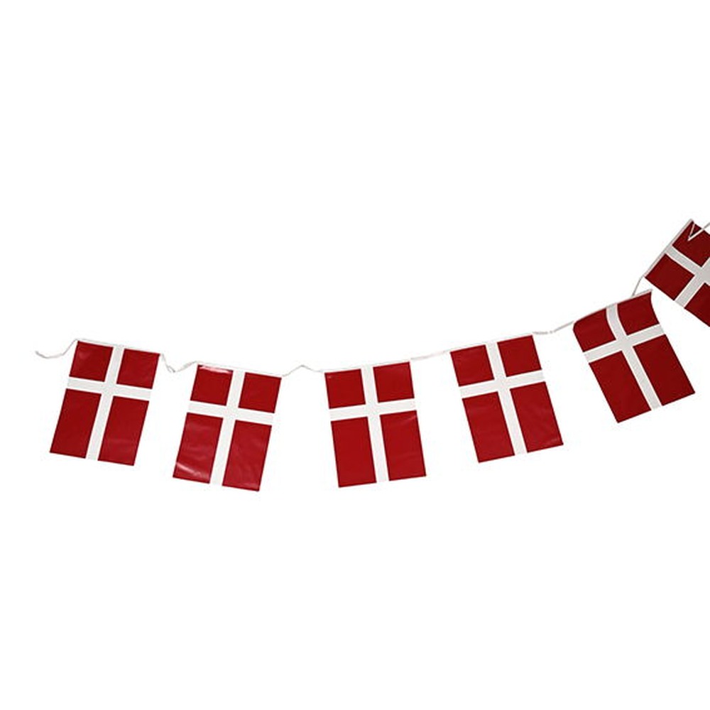 Dannebrog Flagguirlande