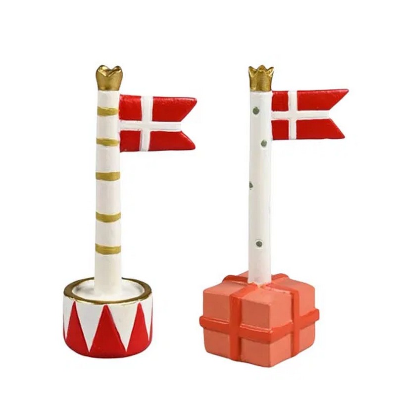 Dannebrog Flag Tromme & Gave