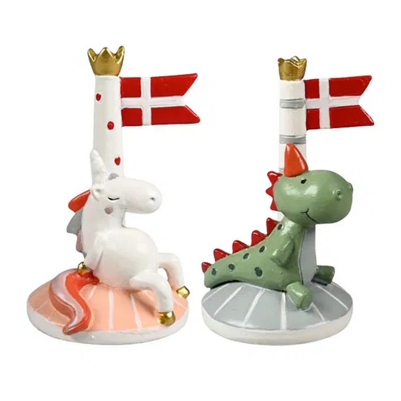 Dannebrog Flag Dinosaur & Enhjørning