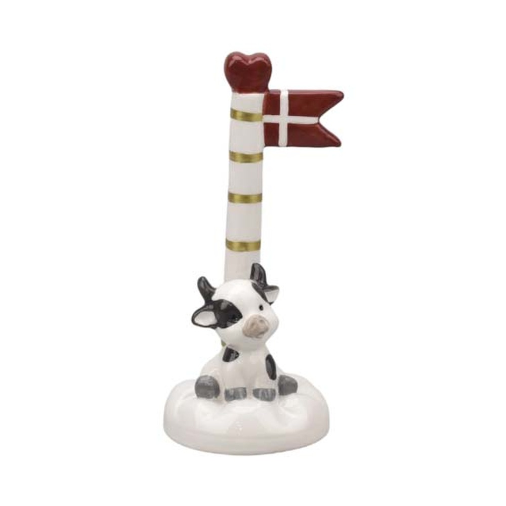 Dannebrog Dekorationsfigur Hvid