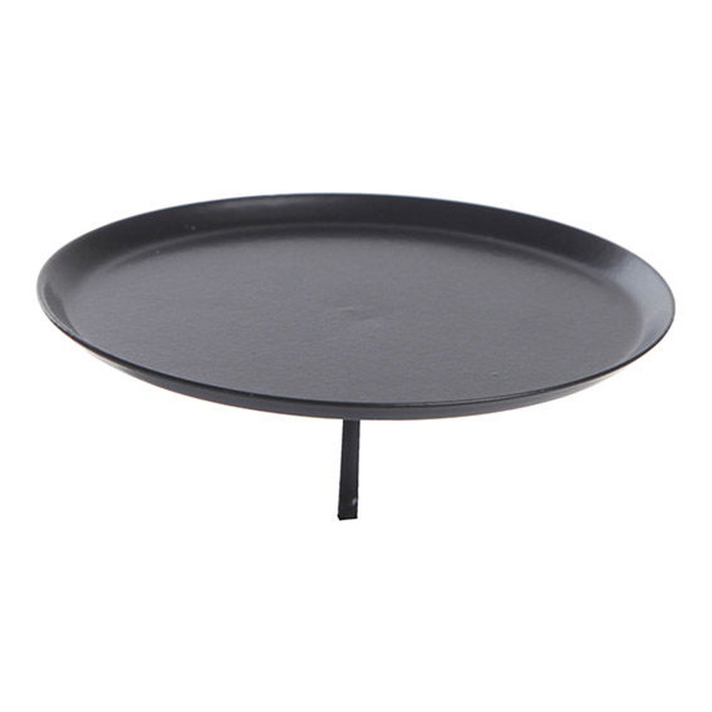 Lysspyd Sort - 4 stk (6,4 x Ø 8 cm) | Jul Lysestager - Temashop