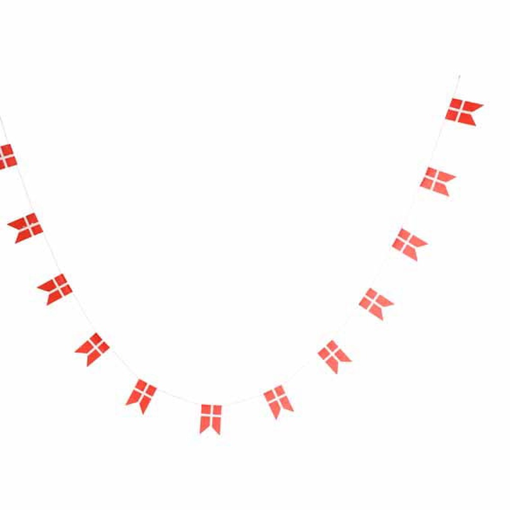 Dannebrog Flagranke Rød