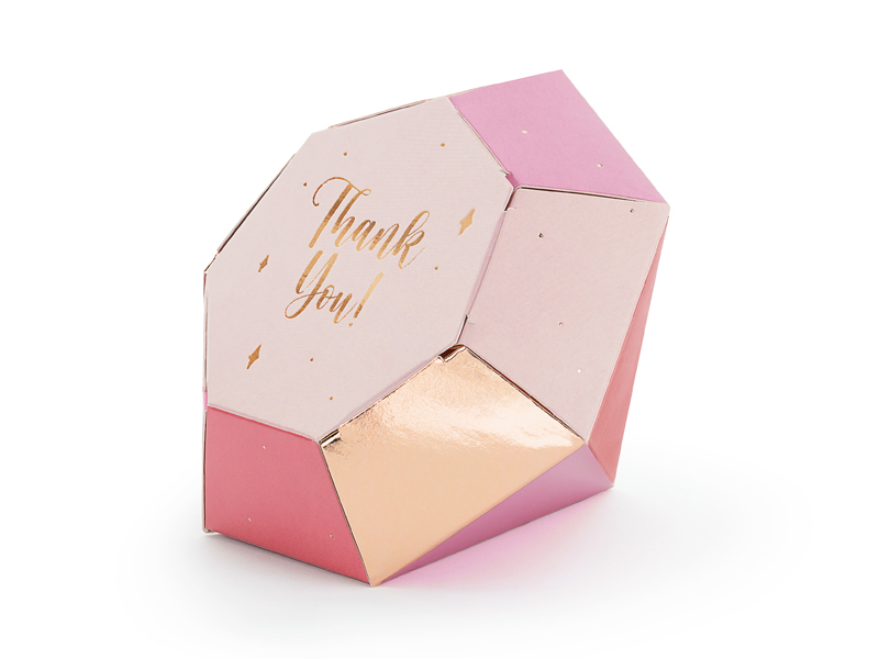 Diamant Æsker - 6 stk (10 x 12 x 11,5 cm) | Bachelorette Æsker - Temashop