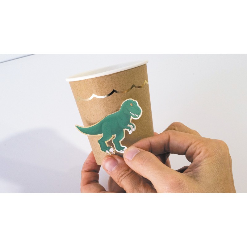 Dino Klistermærker - 35 stk | Dinosaurus Klistermærke - Temashop