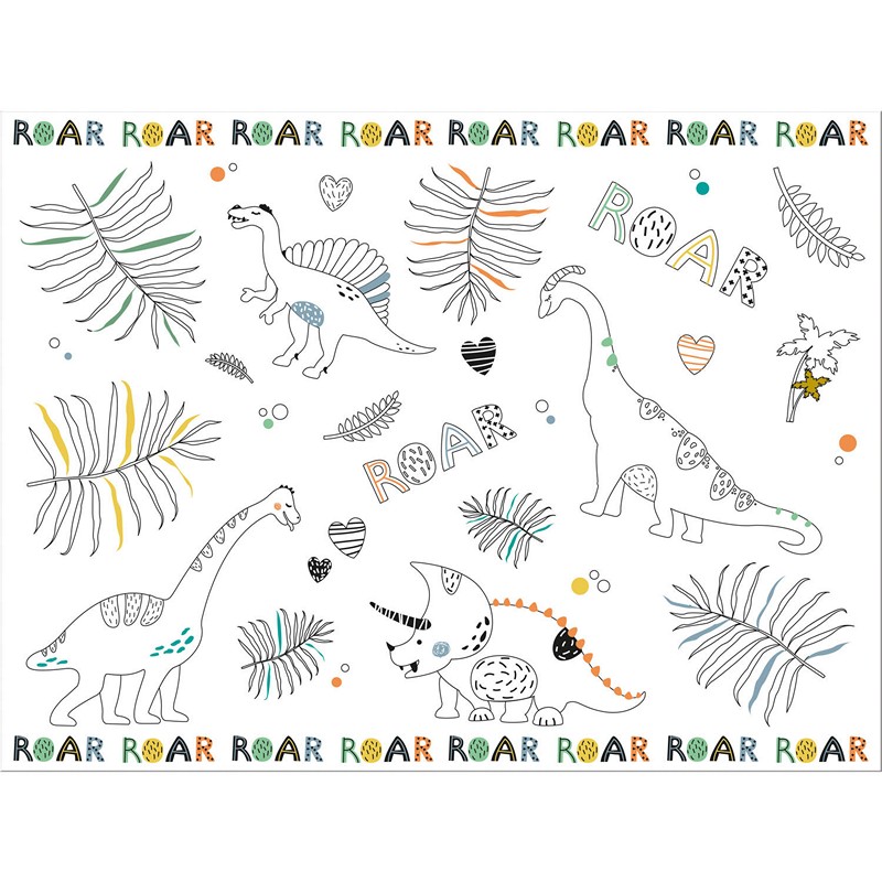 Dinosaur Roars Dækkeservietter