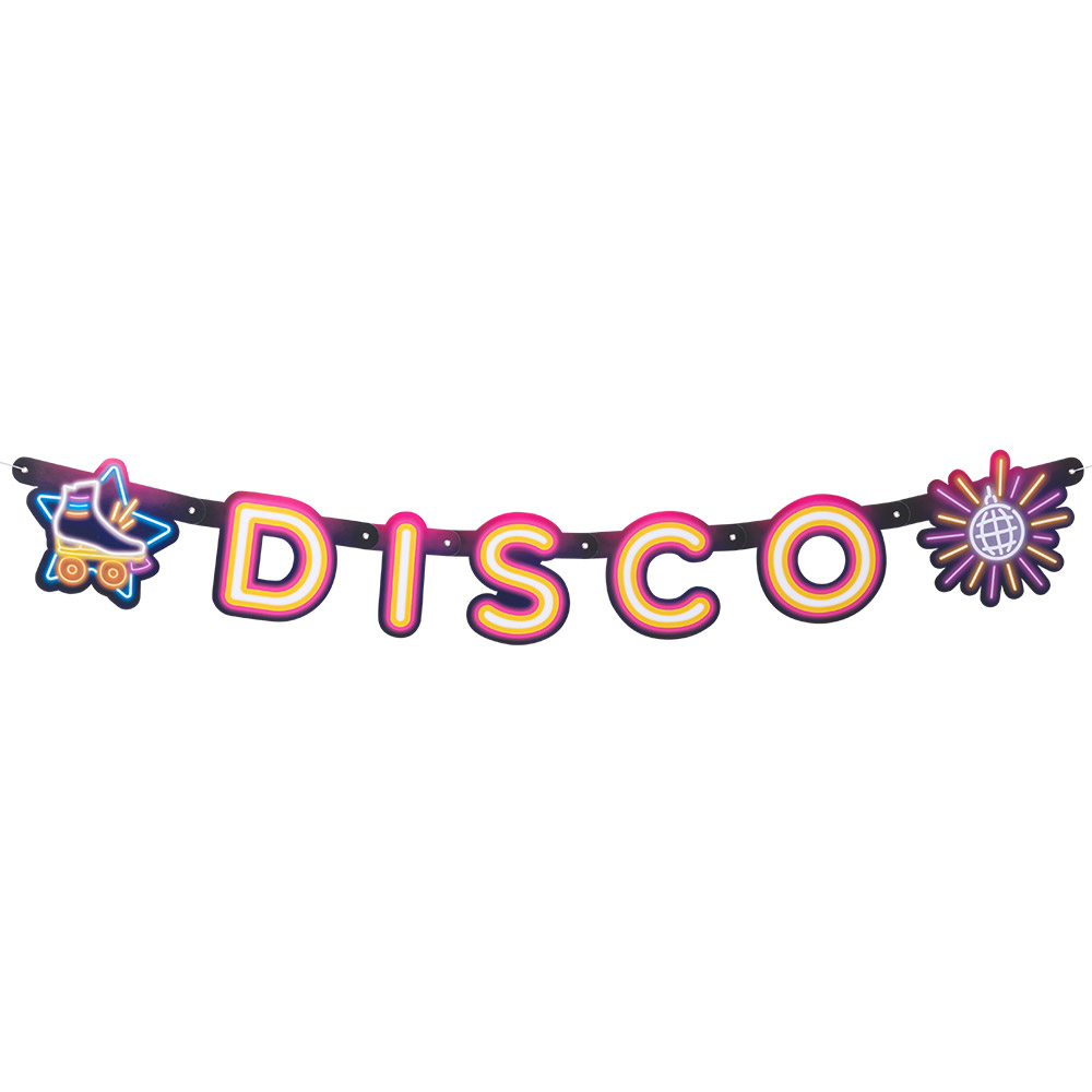 Disco Guirlande - 1 stk (1,2 m) | 70'erne Disco Guirlander - Temashop