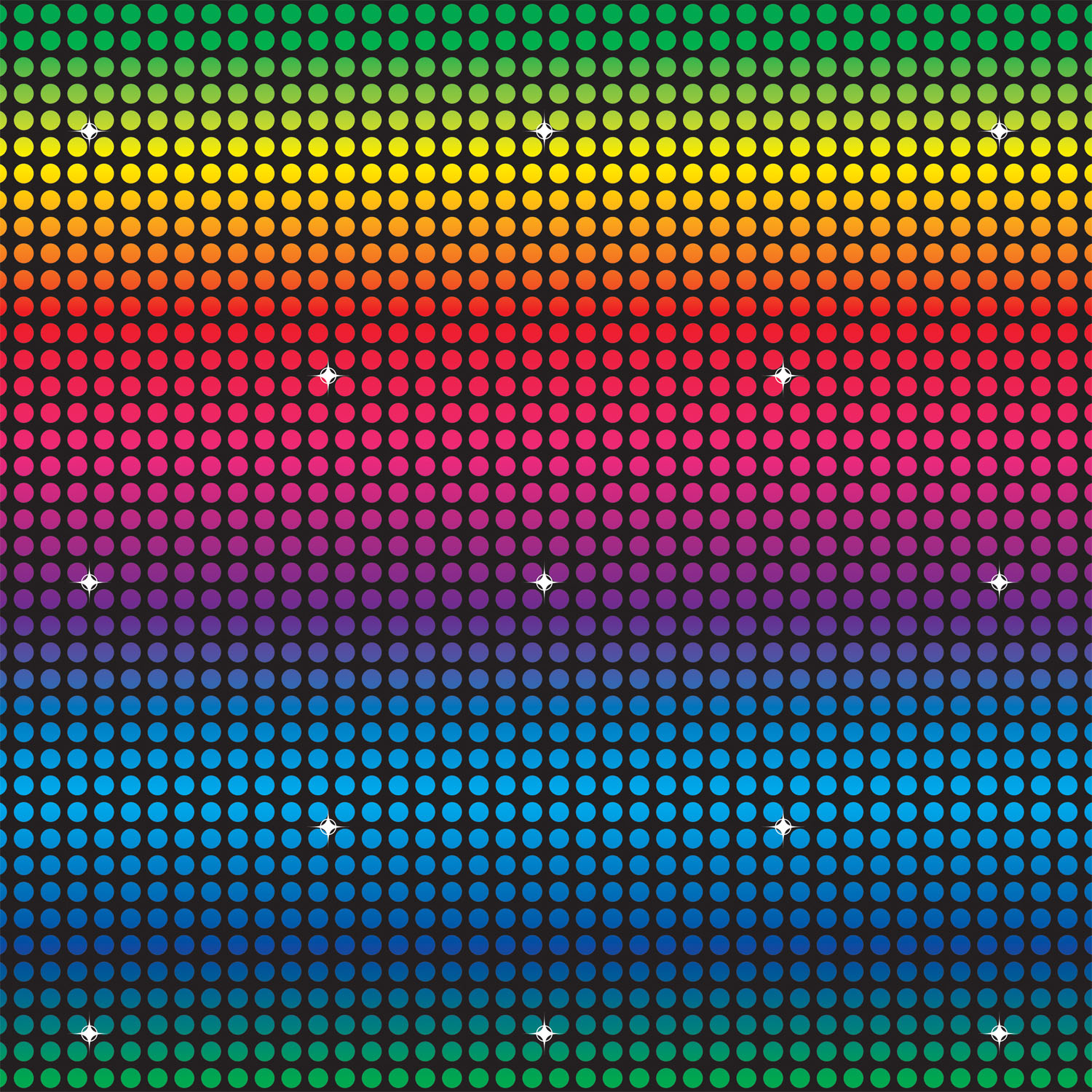 Disko Baggrund - 1 stk (122 x 914 cm) | 70'erne Disco Vægbaggrunde - Temashop