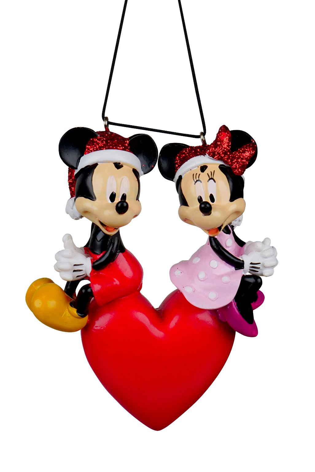 DisneyÂ® Forelsket Mickey Og Minnie Julepynt