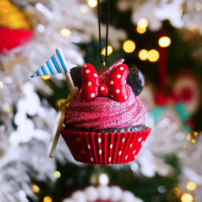 DisneyÂ® Minnie Cupcake Julepynt