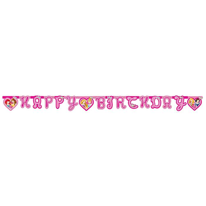 Disney® Prinsesser Happy Birthday Guirlande
