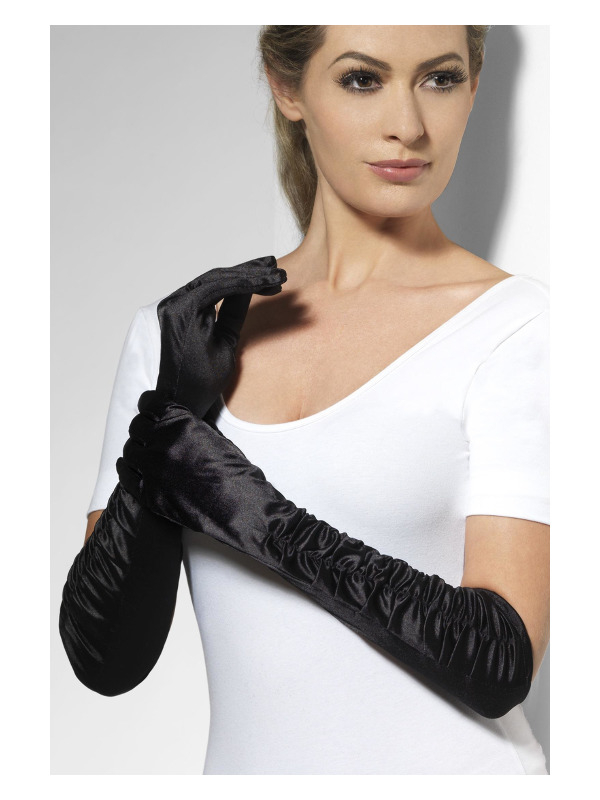 Divahandsker Sort | 20'erne Gangster Handsker - Beklædning - Temashop