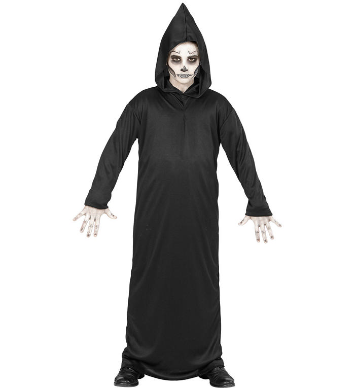 Djævletilbeder Børnekostume - Halloween kostume til børn i størrelserne 104-170 | Manden med leen udklædning til børn - Temashop