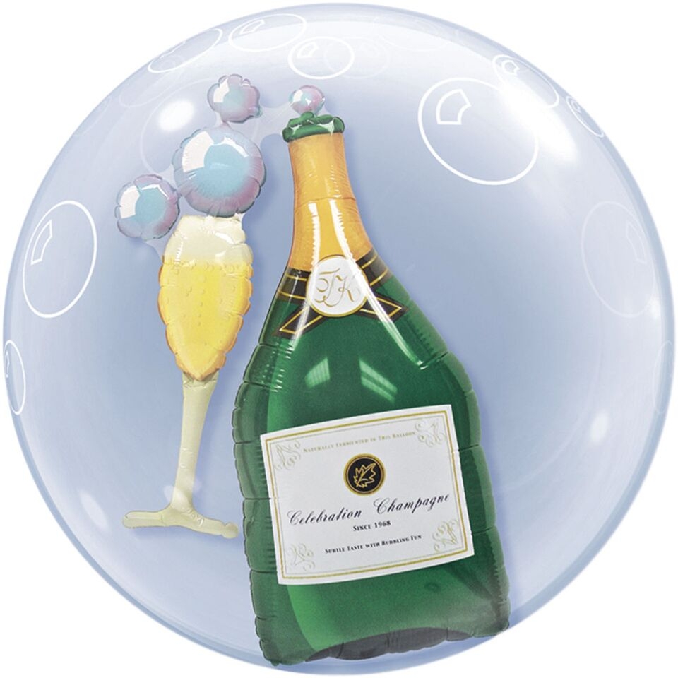 Dobbelt Bubble Ballon, Champagne