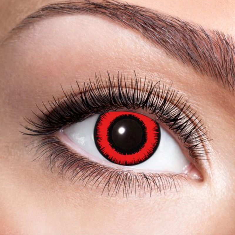 Dødens Halloweenlinser (3-Måneders linser) | Manden med leen Linser - Hovedtilbehør - Temashop