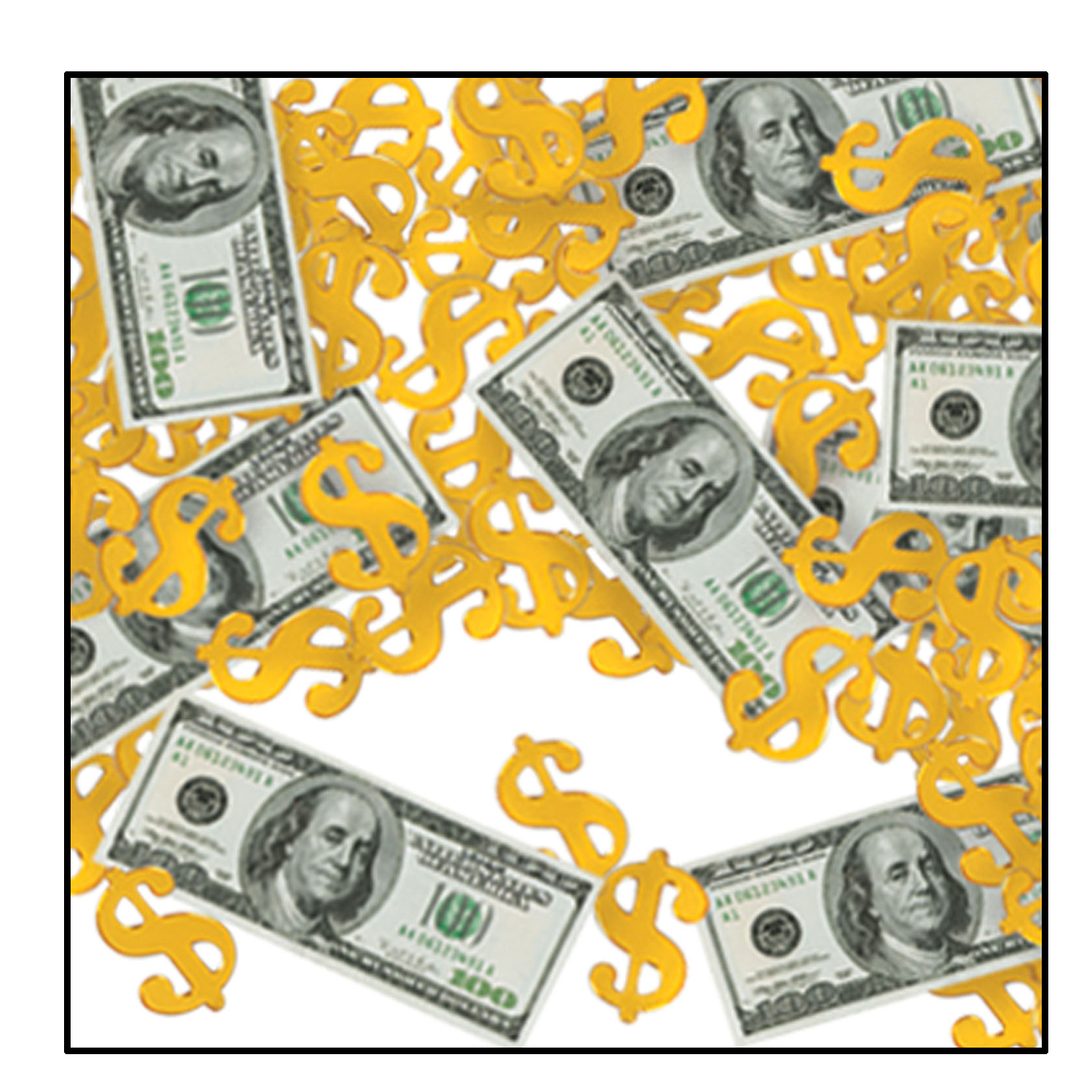 Dollars Konfetti - 1 stk | Casino Konfetti - Temashop