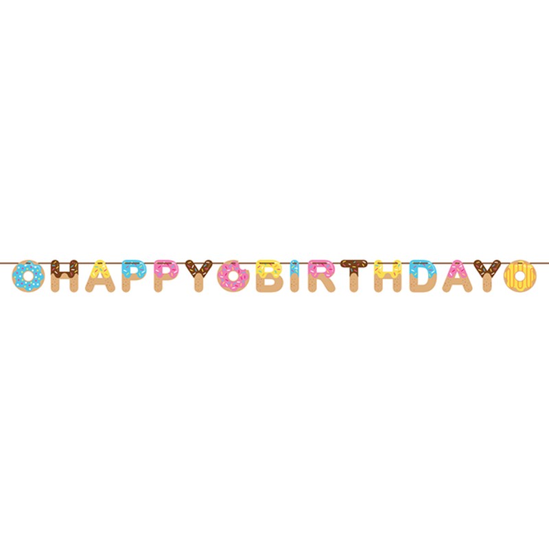 Donut Happy Birthday Guirlande