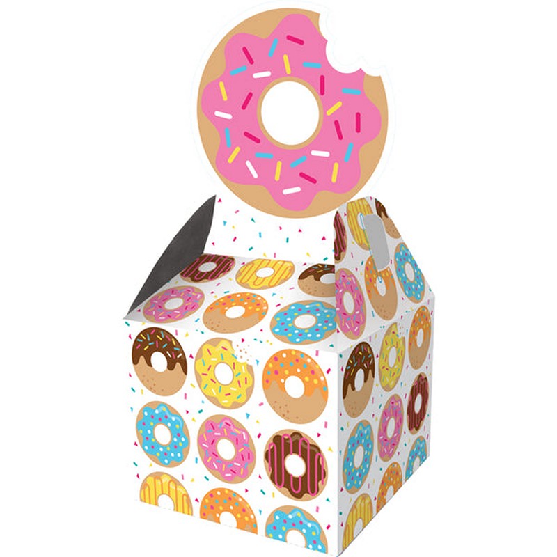 Donut Kageæsker - 8 stk (9 x 9 x 23 cm) | Donut Æsker - Temashop