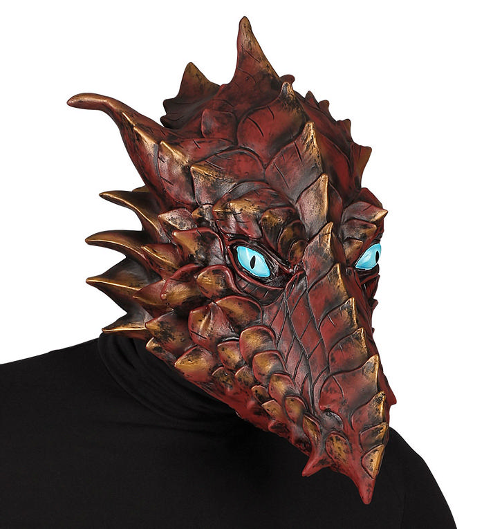 Dragemaske | Drage Maske - Hovedtilbehør - Temashop