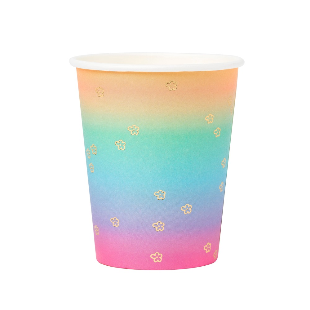 Ombre Papkrus Pastel - 8 stk (250 ml) | Pastel Krus - Temashop
