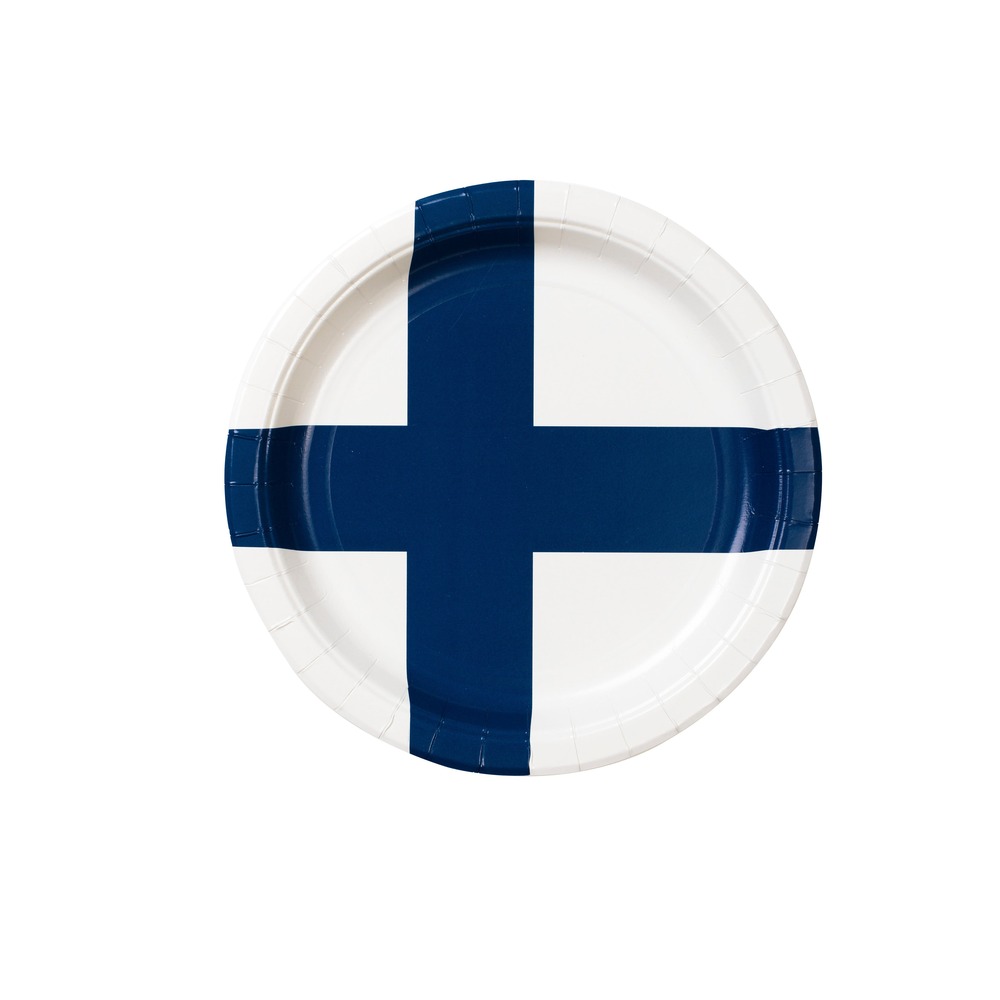 Finland Paptallerkener - 8 stk (23 cm) | Finland Tallerkner - Temashop