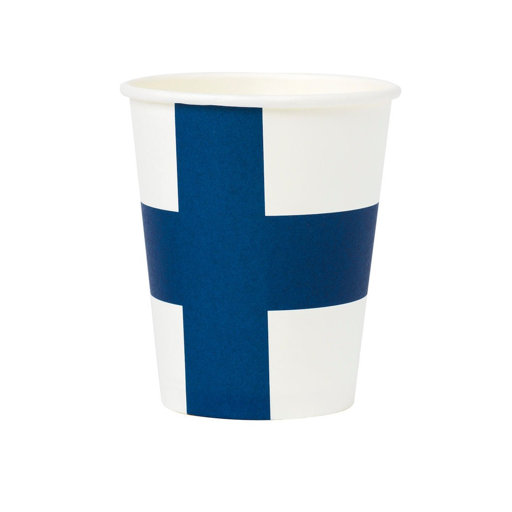 Finland Papkrus - 8 stk (250 ml) | Finland Krus - Temashop