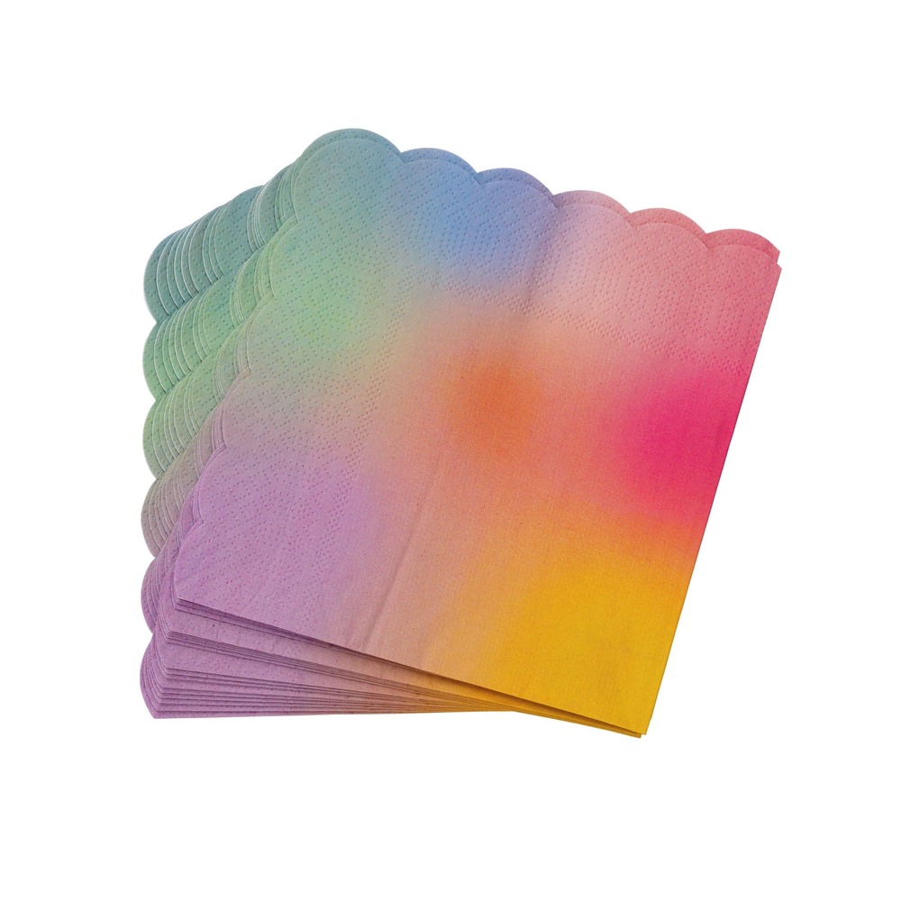 Melon Sorbet Servietter - 20 stk (33 x 33 cm) | Pastel Servietter - Temashop