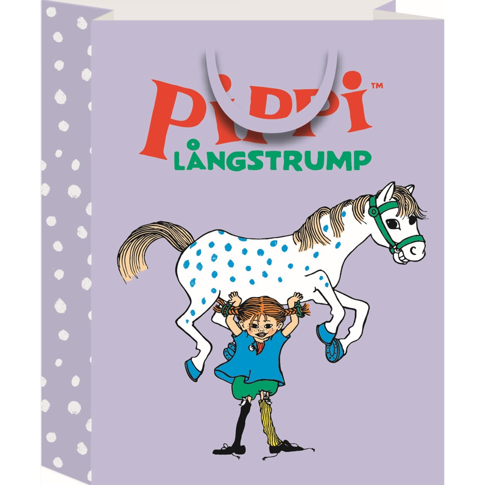 Pippi Langstrømpe Gaveposer - 5 stk (17,5 x 23 cm) | Pippi Poser / Goodiebags - Temashop