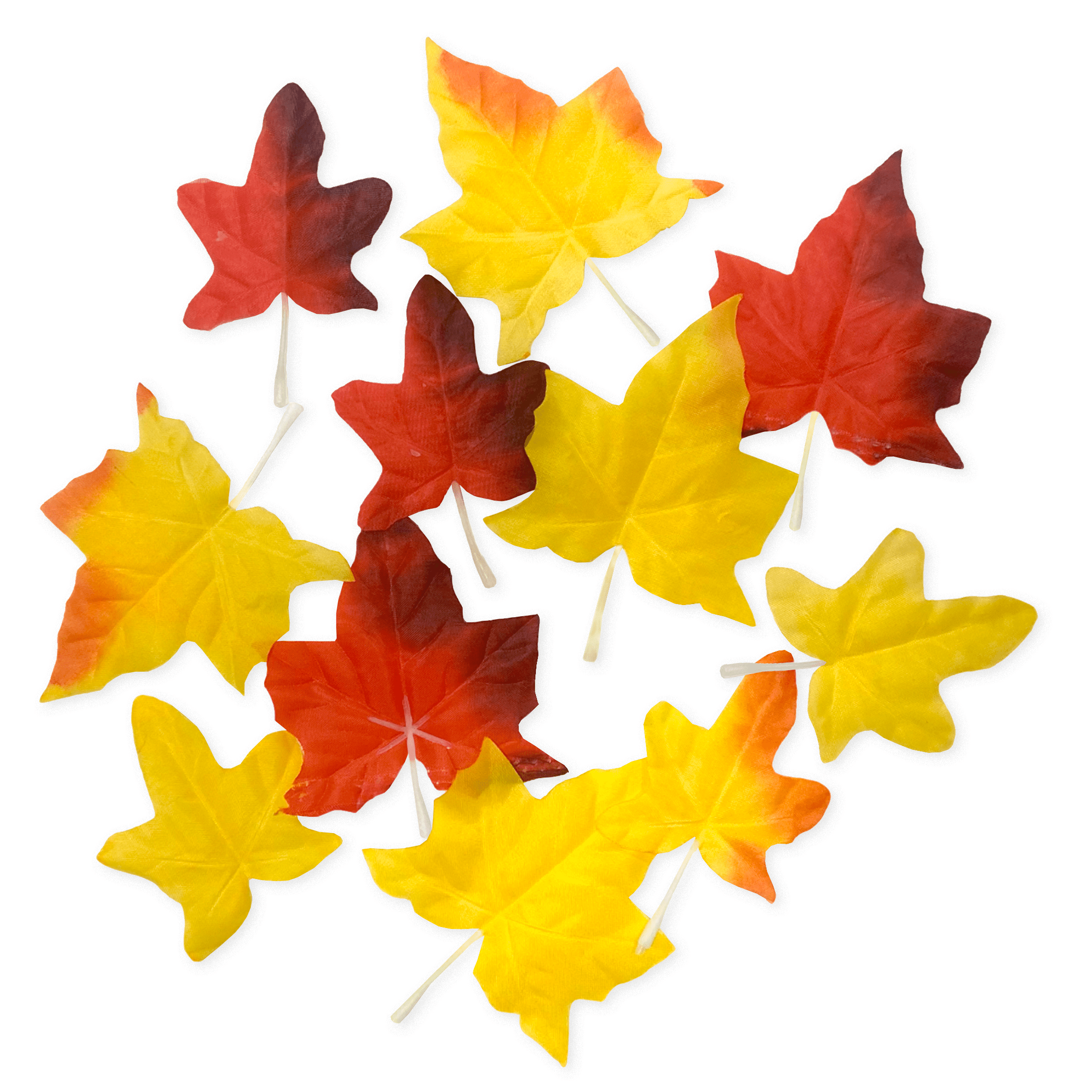 Efterårsblade Udskæringer - 12 stk (14 cm) | Natur tema Cutouts - Temashop