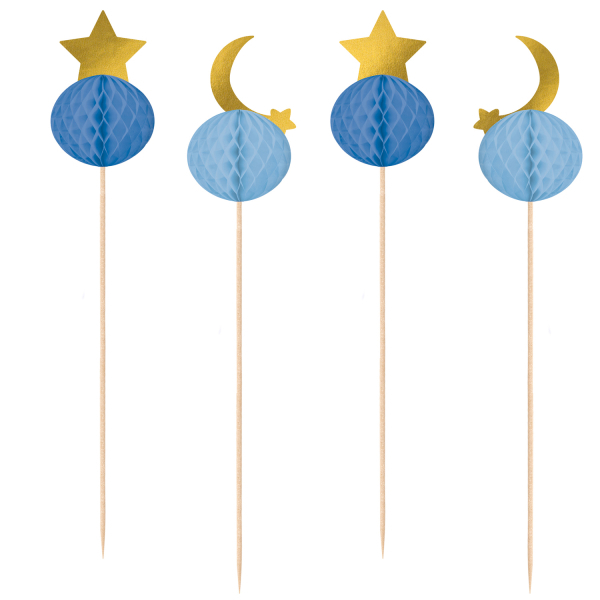 Eid Ramadan Madpinde - 10 stk (17 cm) | Eid Kagepinde - Temashop