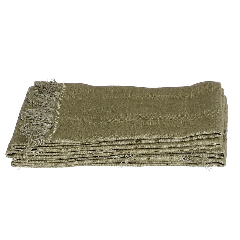Bomuldsservietter Grøn - 4 stk (40 x 40 cm) | Grønt tema Servietter - Temashop