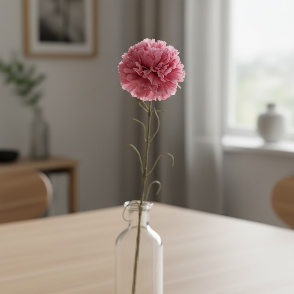 Kunstig Nellikke Blomst Pink