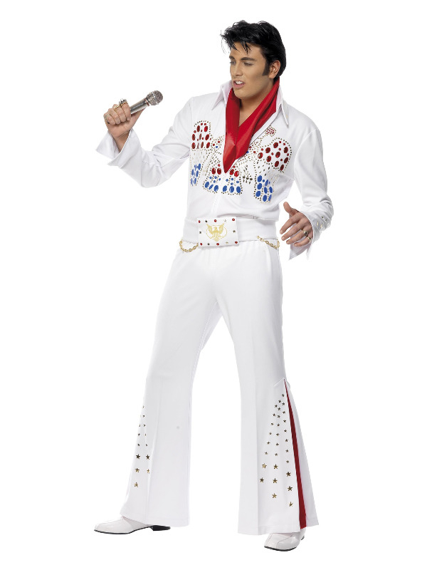 Elvis American Eagle Kostume - TV-serier / Film kostume til voksne i størrelserne M-L | Elvis kostume til mænd - Temashop