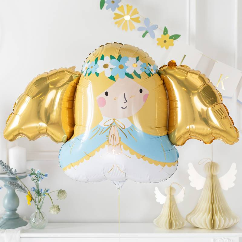 Engel Folieballon Guld