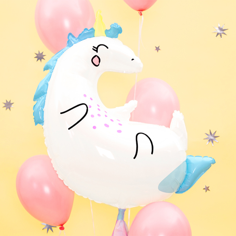 enhjoerning folieballon festartikler 1 aars foedselsdag